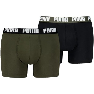 боксерки,мъжко,бельо,puma,everyday,basic,boxers,2,units,green,(forest,night)