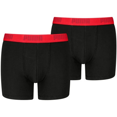 боксерки,детско,бельо,puma,everyday,basic,boxers,2,units,black,(red,black)