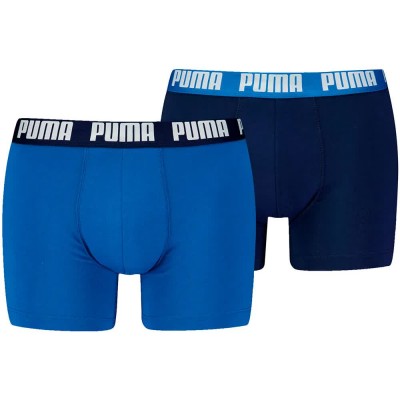 боксерки,мъжко,бельо,puma,everyday,basic,boxers,2,units,blue,(true,blue)