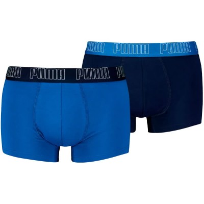 боксерки,мъжко,бельо,puma,everyday,basic,trunk,boxers,2,units,blue,(true,blue)