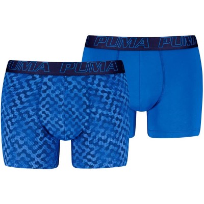 боксерки,мъжко,бельо,puma,graphical,print,boxers,2,units,blue,(blue,combo)