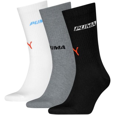чорапи,мъжки,чорапи,дамски,чорапи,puma,logo,stacking,crew,socks,3,pairs,multicolor,(black,grey,white)