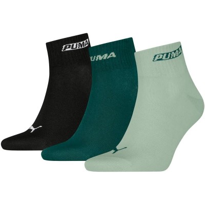 чорапи,мъжки,чорапи,дамски,чорапи,puma,logo,stacking,quarter,socks,3,pairs,multicolor,(soft,grass,green,black)