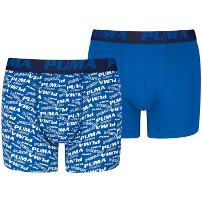 боксерки,детско,бельо,puma,scattered,logo,print,boxers,2,units,blue,(team,royal,blue,navy)