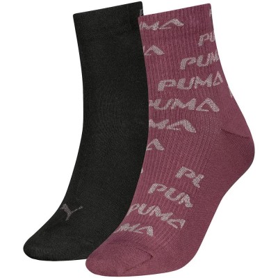 чорапи,мъжки,чорапи,дамски,чорапи,puma,shine,swirl,short,socks,2,pairs,multicolor,(rich,cocoa,black)