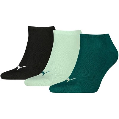чорапи,мъжки,чорапи,дамски,чорапи,puma,sneaker,plain,socks,3,pairs,multicolor,(green,soft,grass,black)
