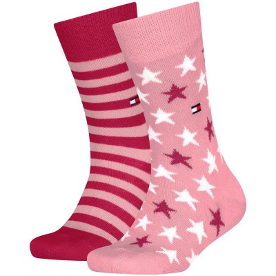 чорапи,мъжки,чорапи,дамски,чорапи,tommy,hilfiger,stars,and,stripes,socks,2,pairs,pink,(pink)