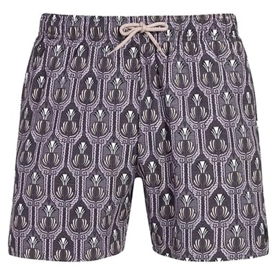 бански,гащета,мъжки,бански,костюми,lyle,&,scott,botanical,swimming,shorts,grey,(iron)