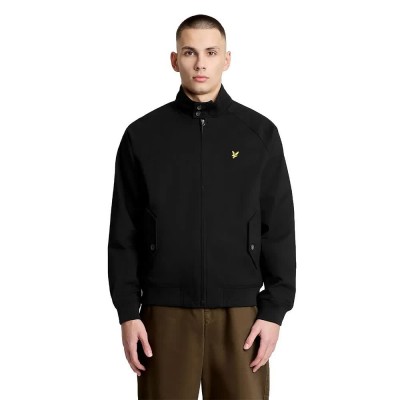 яке,мъжки,якета,дамски,якета,и,палта,lyle,&,scott,cotton,harrington,jacket,black,(jet,black)