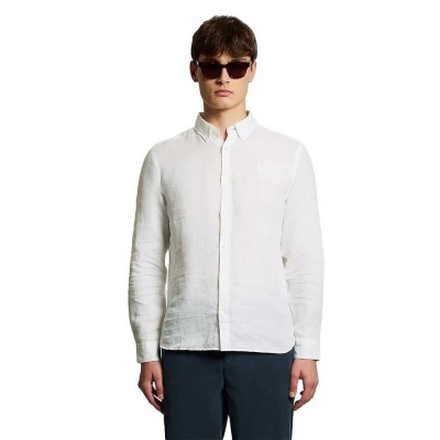 риза,с,дълъг,ръкав,дамски,ризи,мъжки,ризи,lyle,&,scott,lw2445v,long,sleeve,shirt,white,(white)