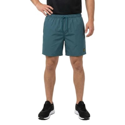 бански,гащета,мъжки,бански,костюми,lyle,&,scott,plain,swimming,shorts,blue,(denim,jeans)