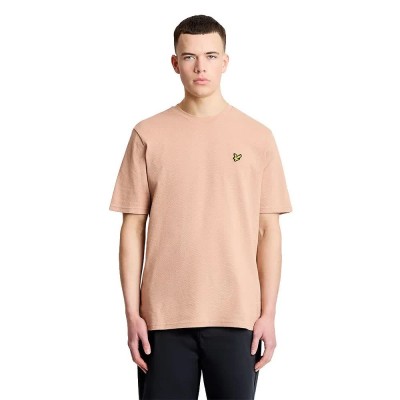 тениска,мъжки,тениски,дамски,тениски,lyle,&,scott,popcorn,jacquard,short,sleeve,t,shirt,beige,(barley)