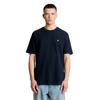 тениска,мъжки,тениски,дамски,тениски,lyle,&,scott,popcorn,jacquard,short,sleeve,t,shirt,blue,(dark,navy)