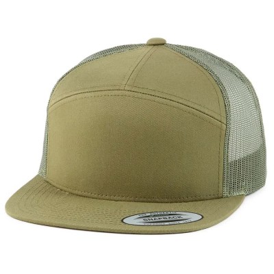 шапка,всички,шапки,flexfit,9294,7,panel,trucker,cap,green,(buck)