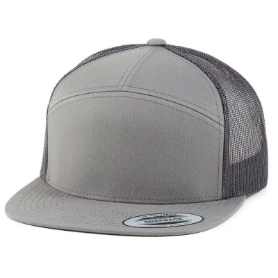 шапка,всички,шапки,flexfit,9294,7,panel,trucker,cap,grey,(dark,grey)