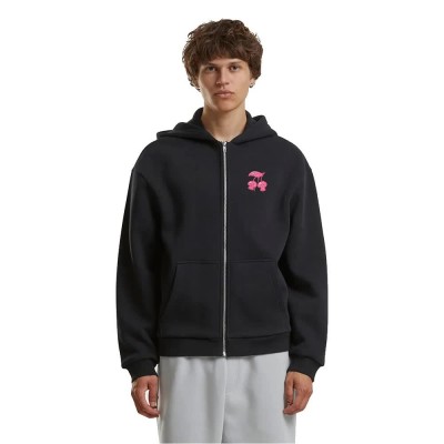 тениска,мъжки,пуловери,mister,tee,fresh,to,death,cherries,full,zip,sweatshirt,black,(black)