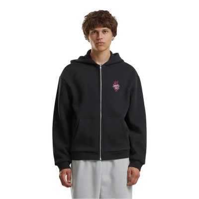 тениска,мъжки,пуловери,mister,tee,urban,bloom,full,zip,sweatshirt,black,(black)
