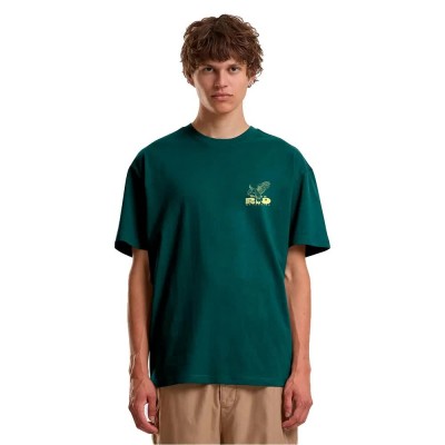 тениска,мъжки,тениски,дамски,тениски,mister,tee,welcome,to,rio,oversize,short,sleeve,t,shirt,green,(bottle,green)