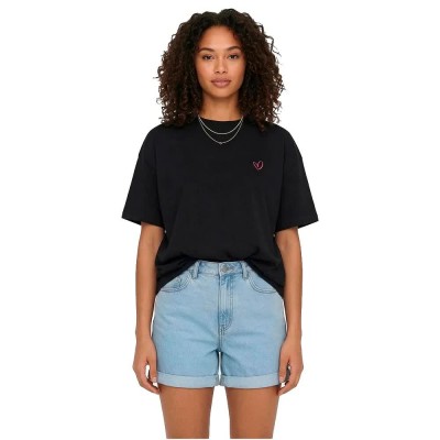 тениска,мъжки,тениски,дамски,тениски,urban,classics,rainbow,heart,short,sleeve,t,shirt,black,(black)