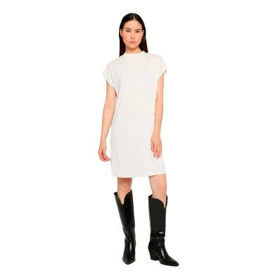 рокля,дамски,поли,и,рокли,urban,classics,tb2598,short,sleeve,short,dress,white,(off,white)