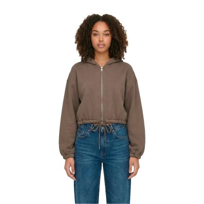 блуза,дамски,блузи,urban,classics,tb8635,full,zip,sweatshirt,brown,(deep,taupe)