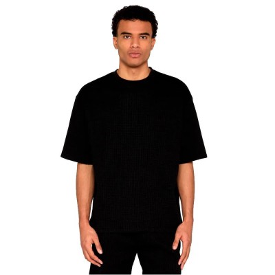 тениска,мъжки,тениски,дамски,тениски,urban,classics,thermal,waffle,short,sleeve,t,shirt,black,(black)