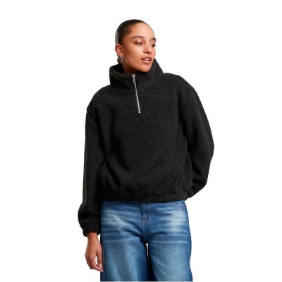 яке,мъжки,якета,дамски,якета,и,палта,urban,classics,troya,fleece,jacket,black,(black)