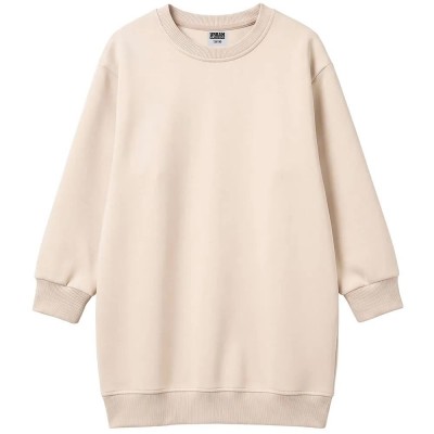 рокля,дамски,поли,и,рокли,urban,classics,uck8565,long,sleeve,dress,beige,(white,sand)