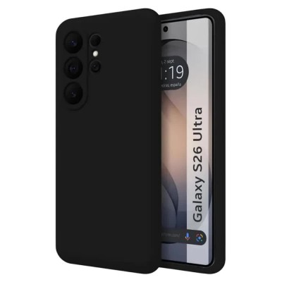 други,аксесоари,crococase,samsung,galaxy,s26,ultra,5g,square,liquid,premium,phone,case,black,(black)