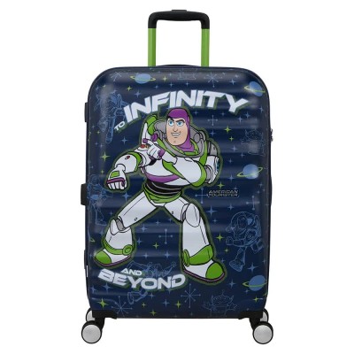 куфари,american,tourister,wavebreaker,disney,64l,trolley,bag,blue,(buzz,lightyear)