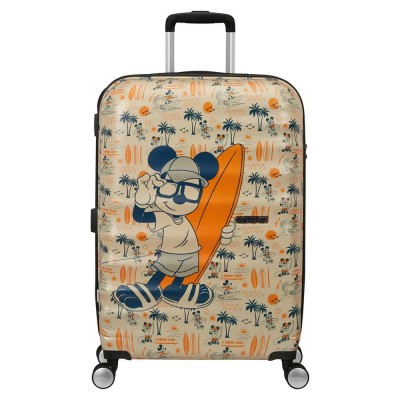 куфари,american,tourister,wavebreaker,disney,64l,trolley,bag,beige,(mickey,super,surfer)