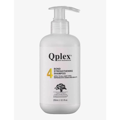 хигиена,коса,arganmidas,qplex,no.4,bond,strengthening,250ml,shampoo,clear,(white,grey)