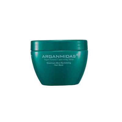 хигиена,коса,arganmidas,rosemary,mint,revitalizing,300ml,hair,mask,green,(green,white)