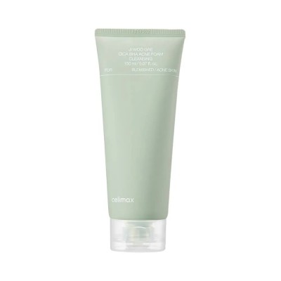 козметика,за,почистване,celimax,cica,bha,acne,150,ml,cleansing,foam,clear,(green,white)