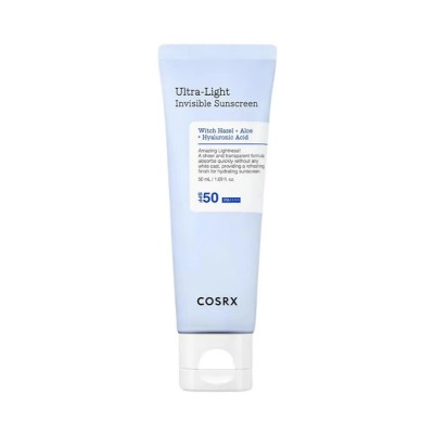 козметика,за,защита,от,слънце,cosrx,ultra,light,invisible,spf,50+,50,ml,sunscreen,blue,(white)