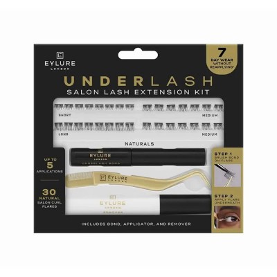 очна,линия,eylure,underlash,natural,salon,curl,kit,false,eyelashes,black,(black,white)