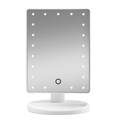специфични,козметични,продукти,gillian,jones,heart,led,touch,makeup,mirror,clear,(white)