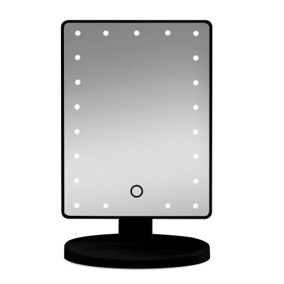 специфични,козметични,продукти,gillian,jones,heart,led,touch,black,makeup,mirror,clear,(black)