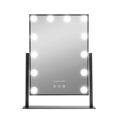 специфични,козметични,продукти,gillian,jones,hollywood,led,black,makeup,mirror,clear,(black)
