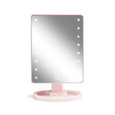 специфични,козметични,продукти,gillian,jones,hollywood,touch,led,usb,c,rosa,makeup,mirror,pink,(pink)