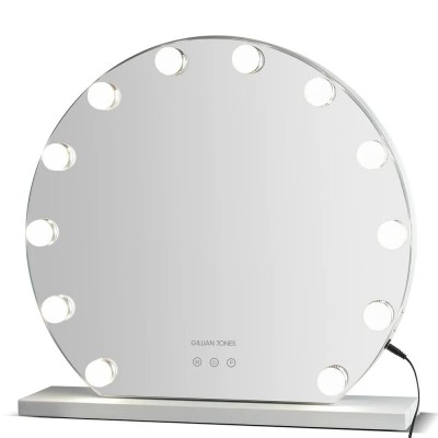 специфични,козметични,продукти,gillian,jones,hollywood,adjustable,light,makeup,mirror,silver,(white)