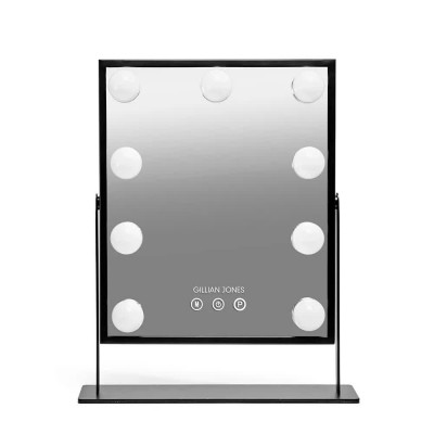 специфични,козметични,продукти,gillian,jones,makeup,artist,9,led,black,makeup,mirror,clear,(black)