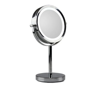 специфични,козметични,продукти,gillian,jones,stand,x10,led,light,makeup,mirror,silver,(silver)
