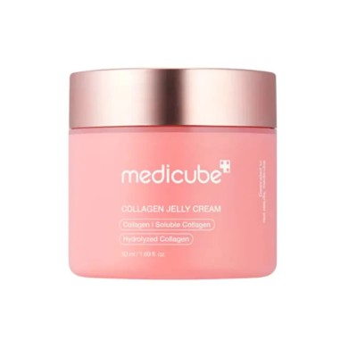 козметика,за,овлажняване,medicube,collagen,jelly,50,ml,cream,pink,(white,silver)