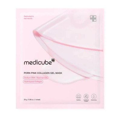 специфични,козметични,продукти,medicube,pdrn,pink,collagen,(4,pack),mask,clear,(pink)