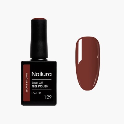 специфични,козметични,продукти,nailura,129,10,ml,nail,polish,brown,(ebony,brown)