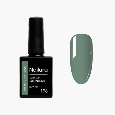 специфични,козметични,продукти,nailura,198,10,ml,nail,polish,green,(oyster,gray,green)