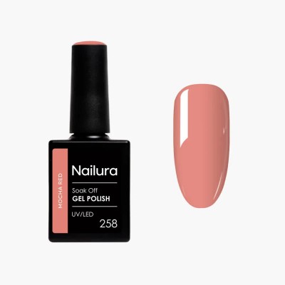 специфични,козметични,продукти,nailura,258,10,ml,nail,polish,pink,(mocha,red)