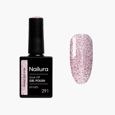 специфични,козметични,продукти,nailura,291,10,ml,nail,polish,pink,(sparkling,pink)