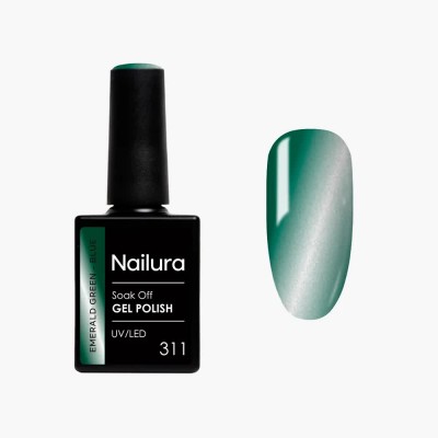 специфични,козметични,продукти,nailura,311,10,ml,nail,polish,green,(emerald,green,blue)
